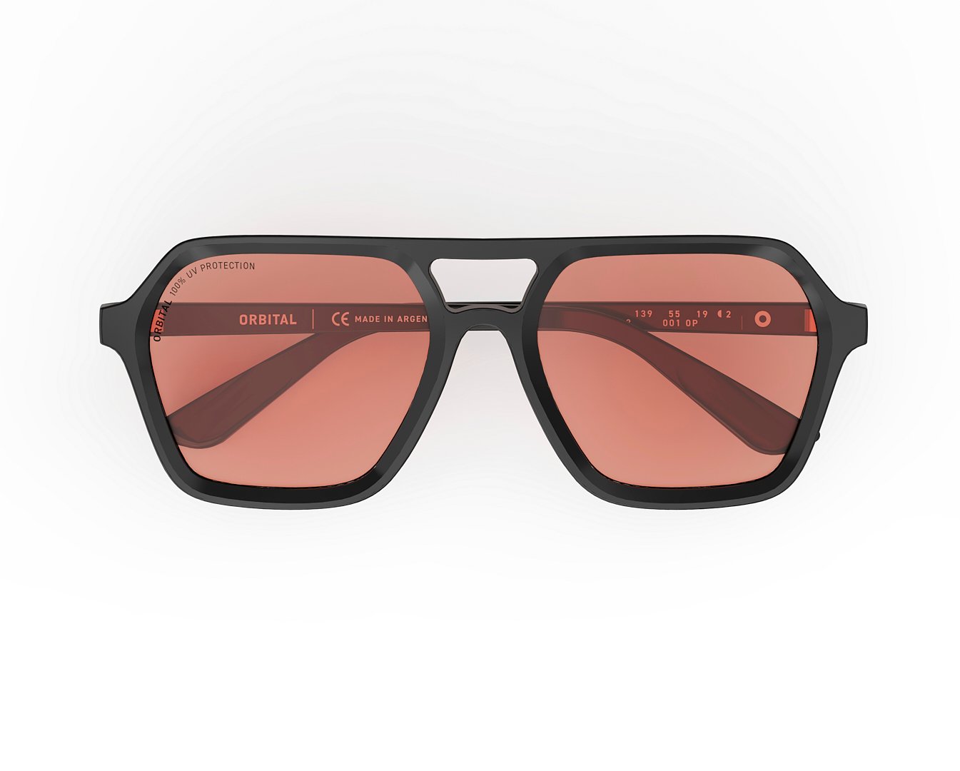 LE MANS Negro Brillo / Naranja