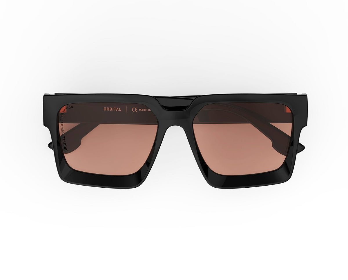 PARIS Negro Brillo / Naranja