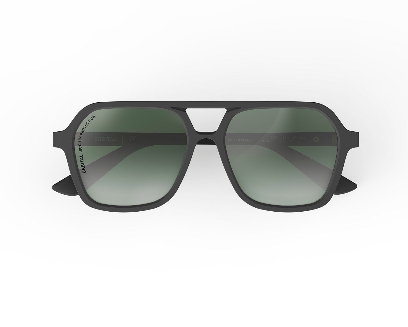 SILVERSTONE Negro Mate /  Flash Degrade Verde